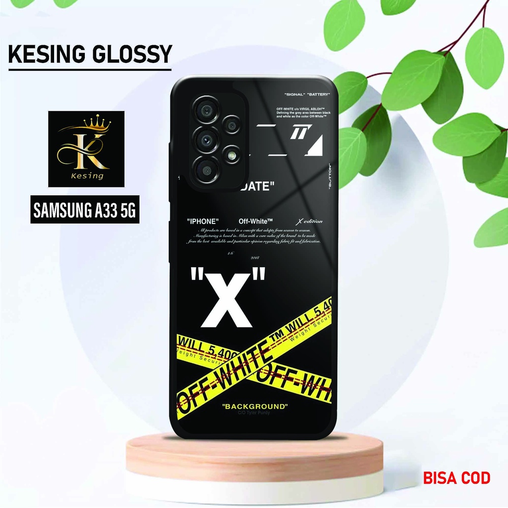 Case Samsung A33 5G - Hardcase Glossy Samsung ( KS26 ) - Softcase Samsung A33 5G - Fashion Case Sams