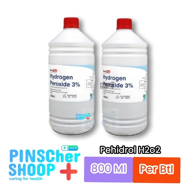 Pehidrol H2O2 Onemed 800 Ml Pembersih Luka / Botol