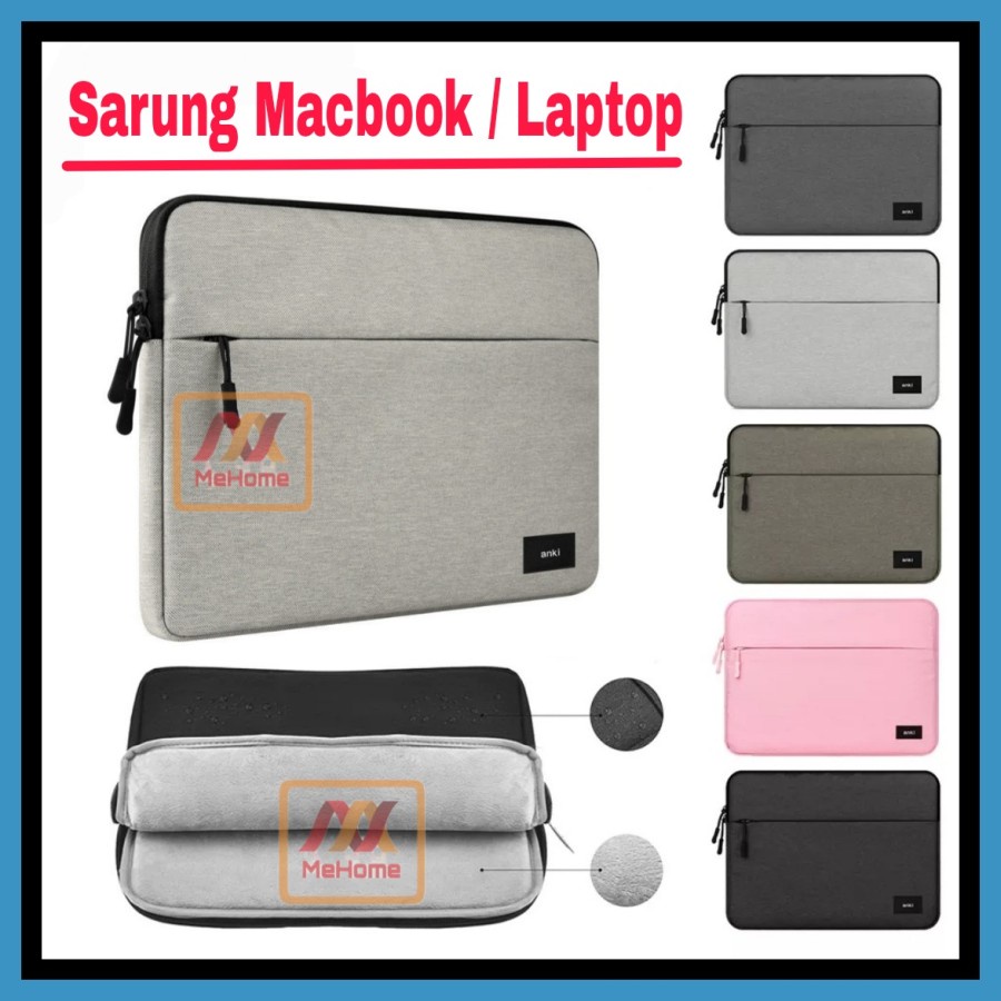 SARUNG LAPTOP TAS MACBOOK AIR PRO ANTI AIR FABRIC TF77