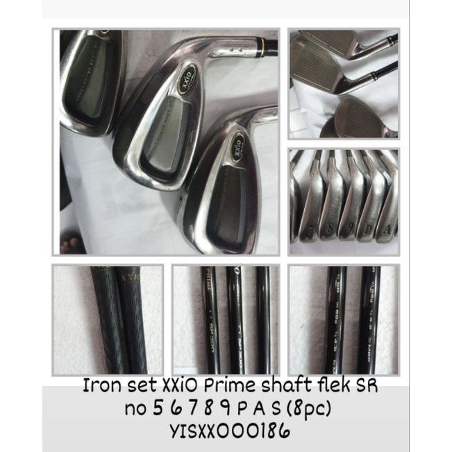 Stik golf Iron set XXiO Prime Shaft flek SR No 5 6 7 8 9 P A S (8pc)Bekas second