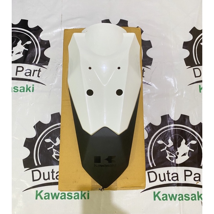 COVER BODY BELAKANG SPAKBOR BUNTUT KLX250 KLX 250 PUTIH ORIGINAL