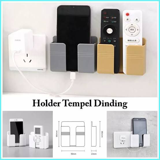 PENYANGGA HP & REMOT TEMPEL DINDING