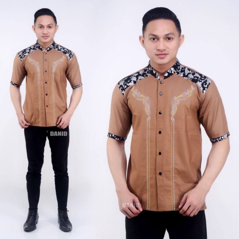 Baju koko pria lengan pendek