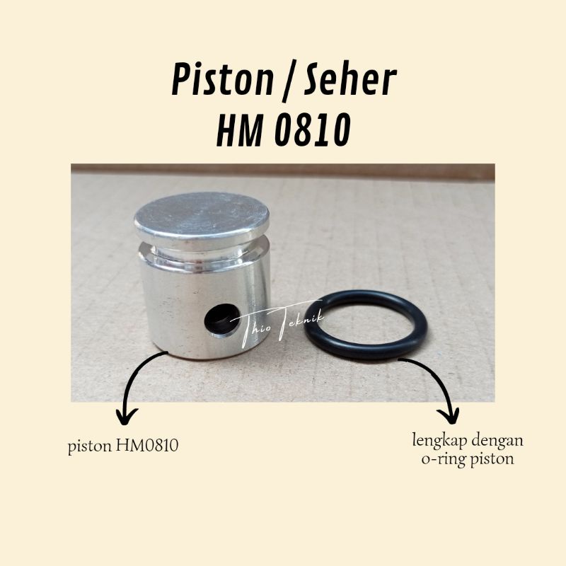 Piston HM0810 + O-ring Piston HM0810 Bor Makita Set