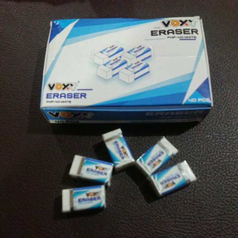 

PENGHAPUS PENSIL VOXY ERASER PHP-40 WHITE