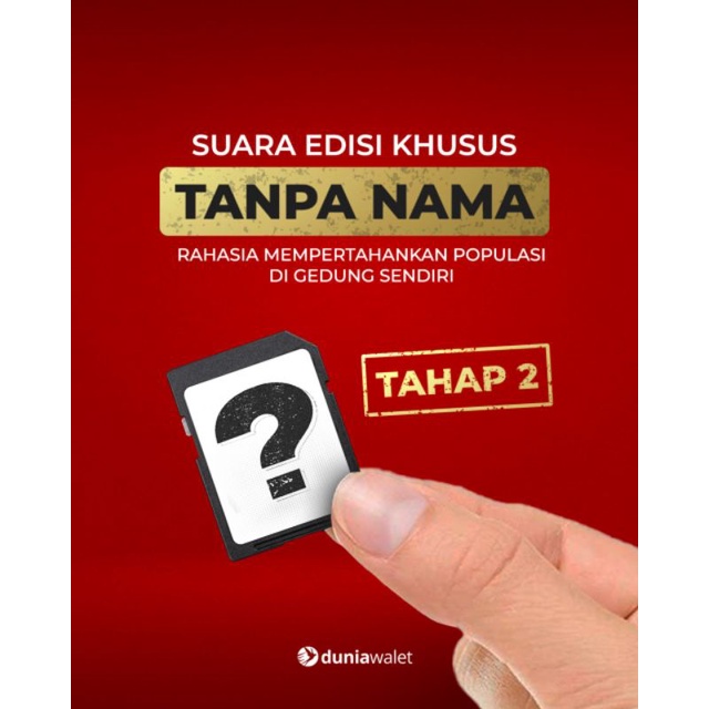 PAKET 3 SUARA WALET EDISI KHUSUS TANPA NAMA ORIGINAL DUNIAWALET BAN DRS ARIF BUDIMAN