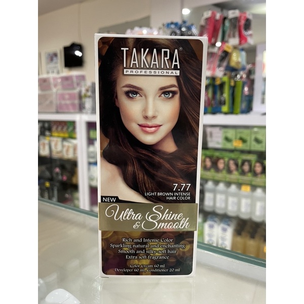 Takara Professional Ultra Shine &amp; Smooth 7.77 Light Brown Intense Hair Color