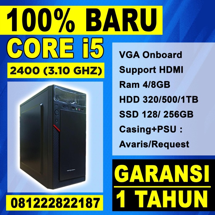 Rakitan Komputer Pc Cpu Rakitan Core I5 Baru