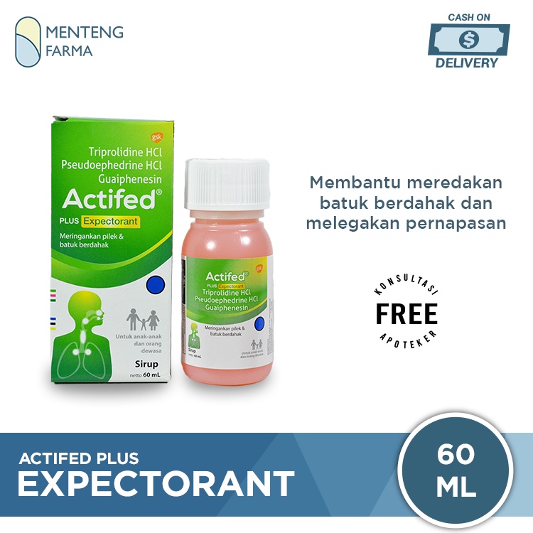 Actifed Plus Expectorant (Actifed Hijau)