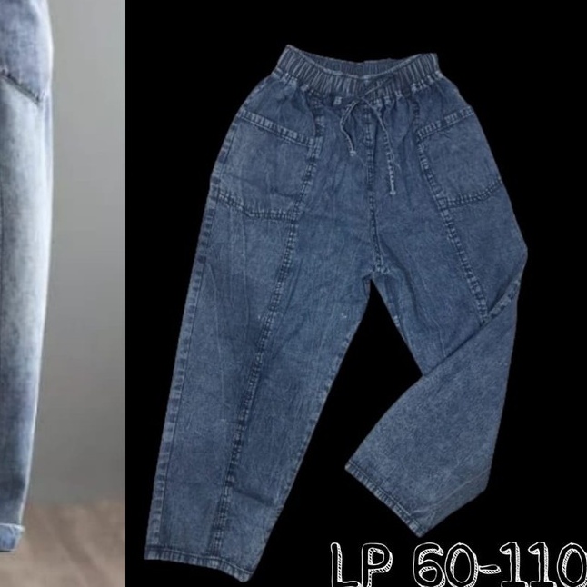 MECA Jeans Pocket Boyfriend Jeans Saku Depan outfit OOTD Korean Style