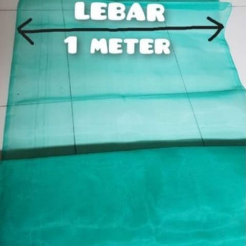 Jaring Kasa Hijau Insectnet Panjang 1 Meter Lebar 1 Meter Kelambu Nyamuk Grade A