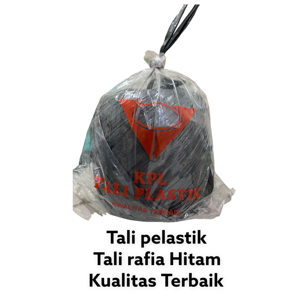 

TALI PELASTIK/TALI RAFIA HITAM TEBAL