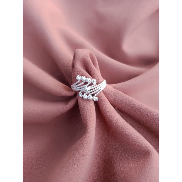 cincin couple perak murni asli