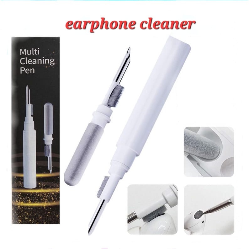 Sikat Pembersih debu Headset Pena Mini Portabel Digital Ear Plug cleaner