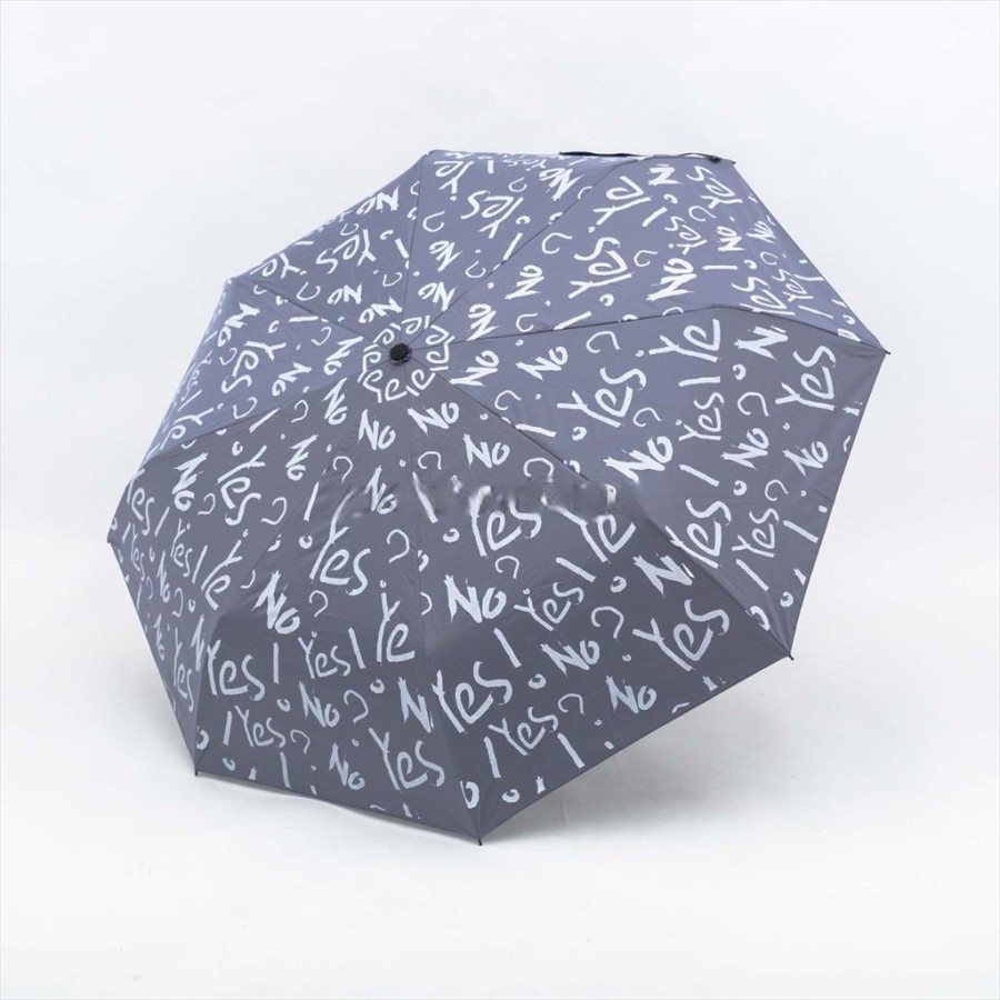 Payung lipat 3 fashion motif  Tulisan Yes No / lapis anti UV / GRC - 123