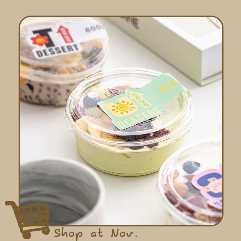 B001 BOWL DESSERT | DESSERT BOWL | DESSERT CUP | BOWL PLASTIK 300ML DAN 500ML