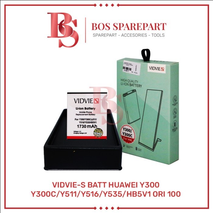 VIDVIE-S BATERAI HUAWEI Y300 / Y300C / Y511/ Y535 / HB5V1 ORIGINAL 100 / BATTERY / BATRE