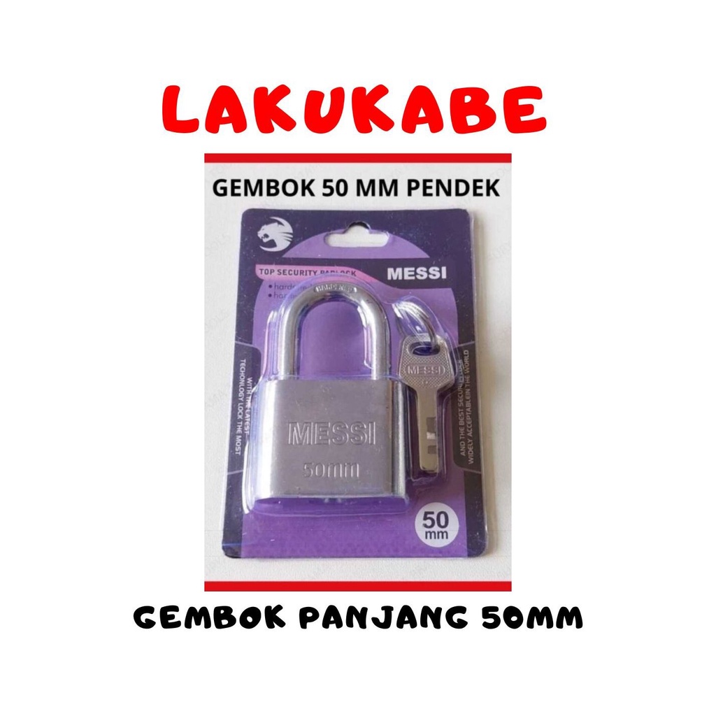 Gembok Pagar Pintu Leher Panjang 50mm
