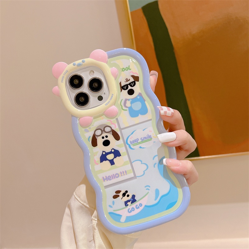 Soft Case Pelindung Tahan Banting Desain Domba Untuk iPhone 14 13 12 11 Pro Max X Xr Xs Max 7 8 6 6s Plus