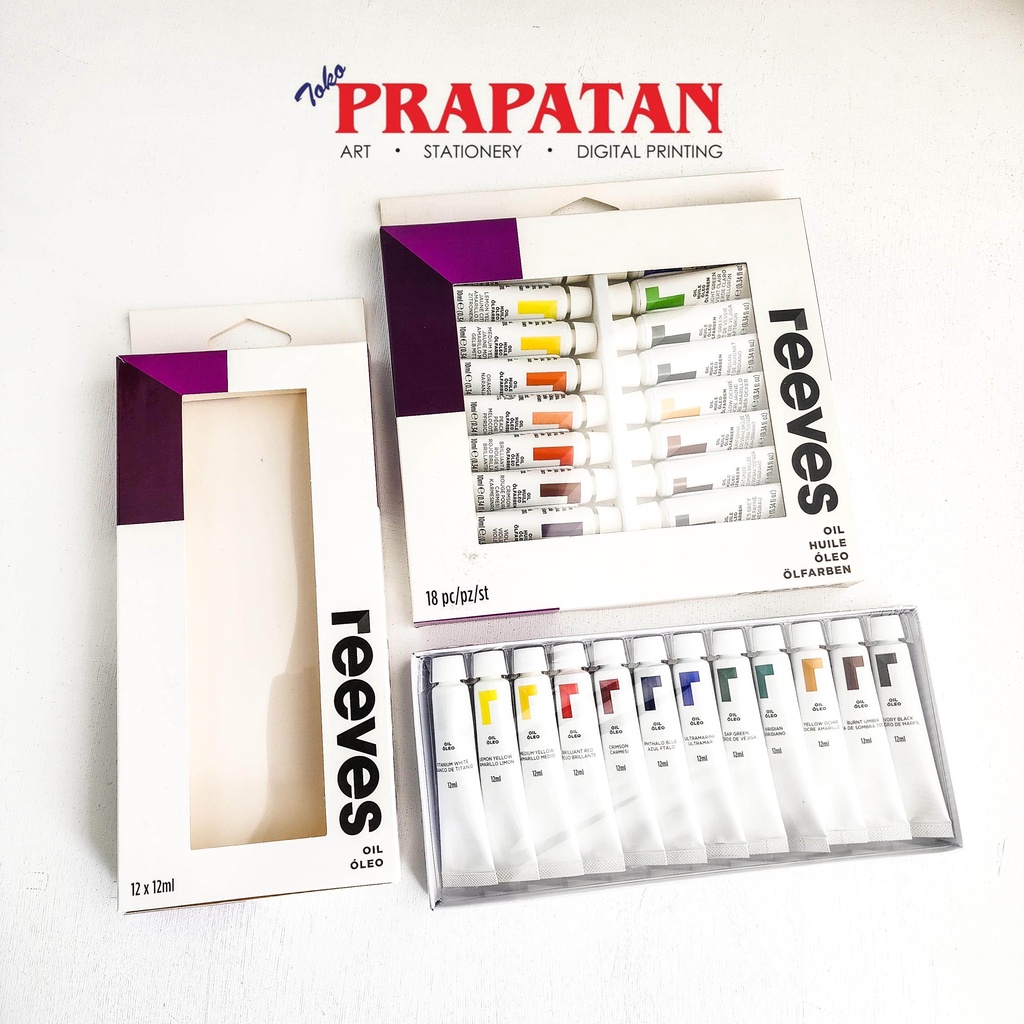 

Cat Minyak Set Reeves 12ml Reeves Oil Color Set