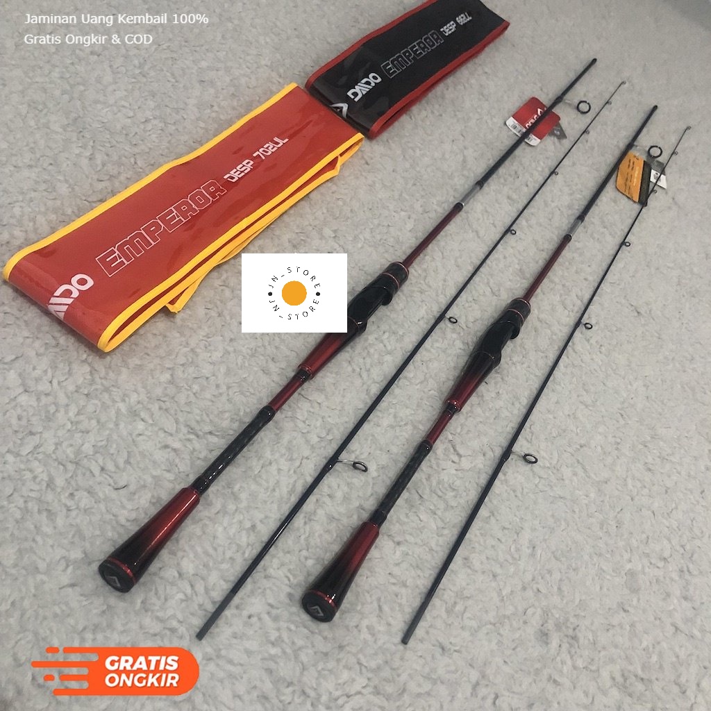Joran Pancing DAIDO Emperor Pro Series UL Karbon Carbon Solid Ring Full Fuji Ultra Light Ulralight R