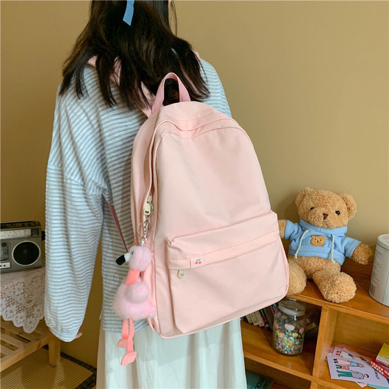 2023korean ransel tas ransel motif tas bunga bunga tas ransel tahan air wanita Sera Tas Sekolah Siswa Wanita Versi Korea SMP Kecil Segar Kapasitas Besar Mori Tas Bahu Wanita 2021 Baru Gadis Jantung Ransel