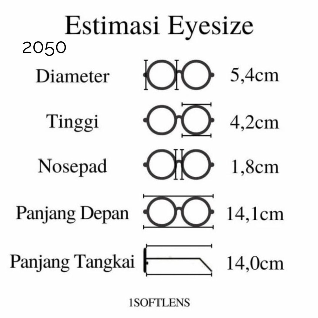 PAKET KACAMATA FRAME + LENSA TYPE 2050