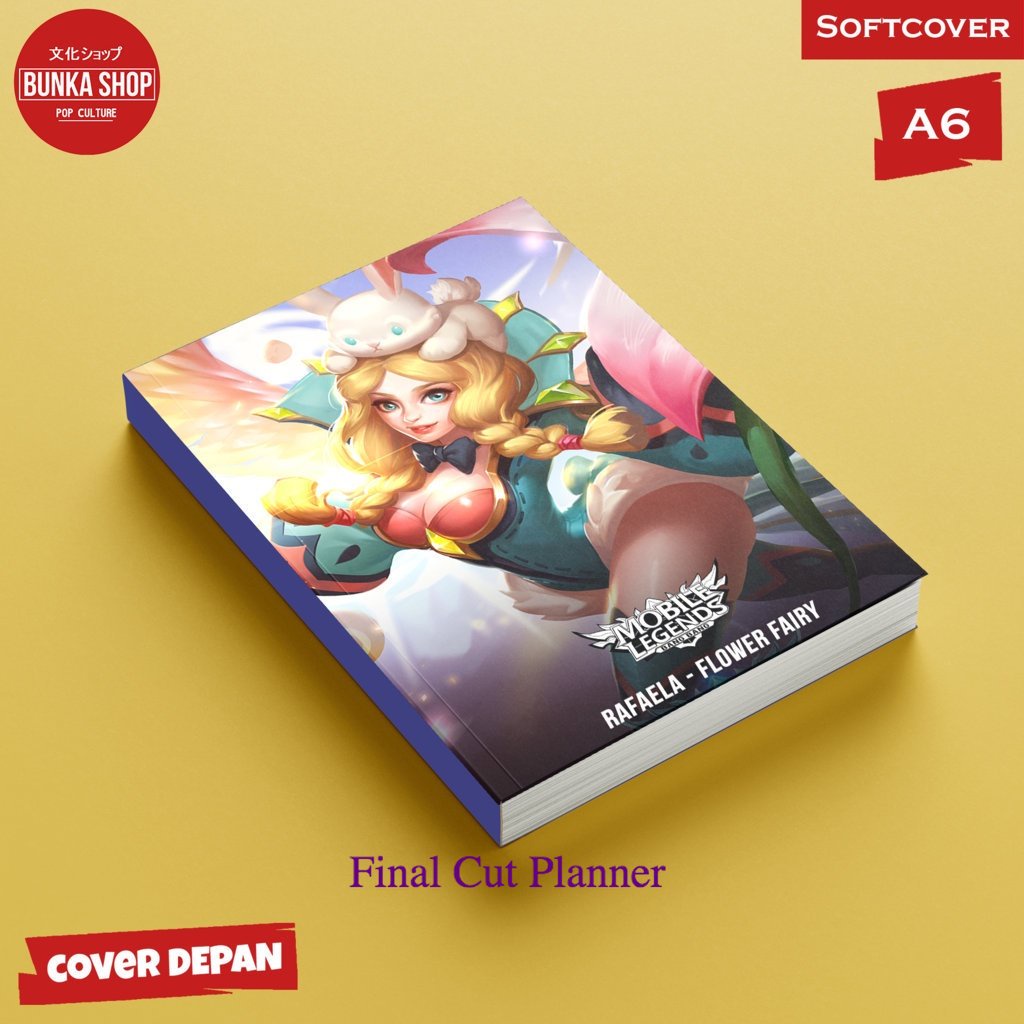 

Pocket Note Mobile Legends Rafaela Flower Fairy Softcover A6 Buku Tulis Catatan Notes Agenda Planner Jurnal planner