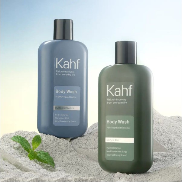 Kahf Acne Fight and Relaxing Body Wash 200 ml - Sabun Mandi Pria