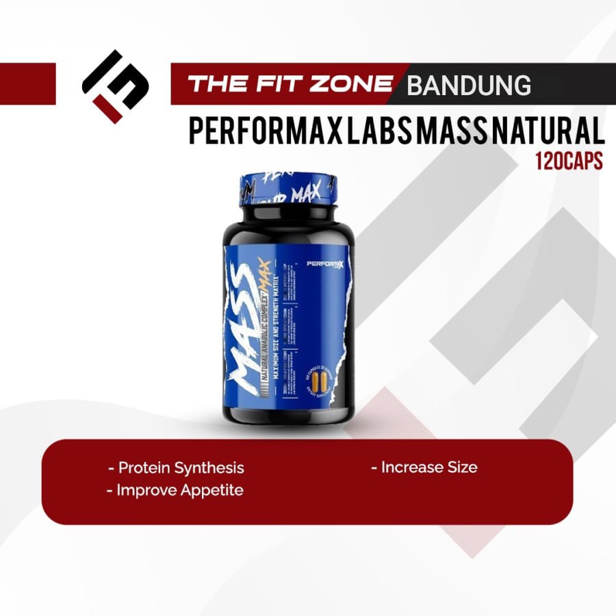 Performax Labs MassMax Natural 120 Capsule Anabolic Complex PreWorkout