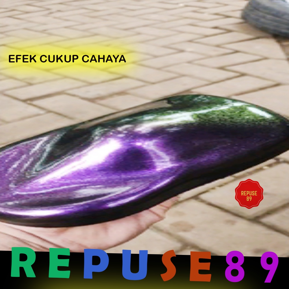CAT BUNGLON WARNA VIOLET GREEN GOLD/CAT BODY MOTOR/MOBIL/VELG/HELM FULL FACE/SEPEDA HEMAT MURAH SPEC