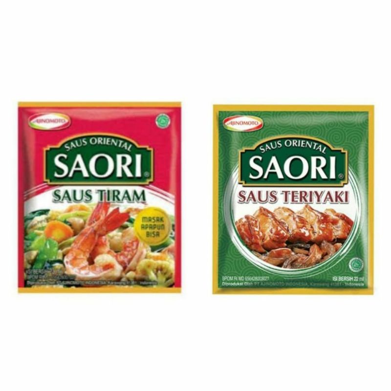 

Saori saos tiram saos teriyaki 1 sachet