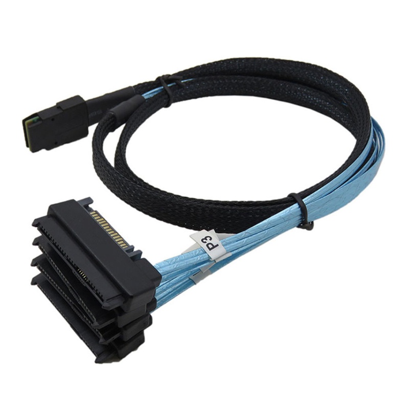 Btsg Kabel Power Splitter Hardisk 36P SFF 8087ke4 29P SFF-8482 Extension Cable Untuk Hard Disk Power
