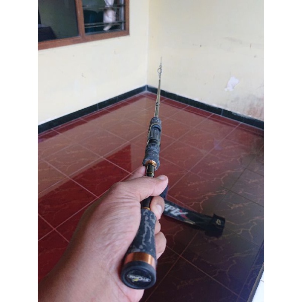 storm adventure xtreme custome travel rod bukan karena patah ya