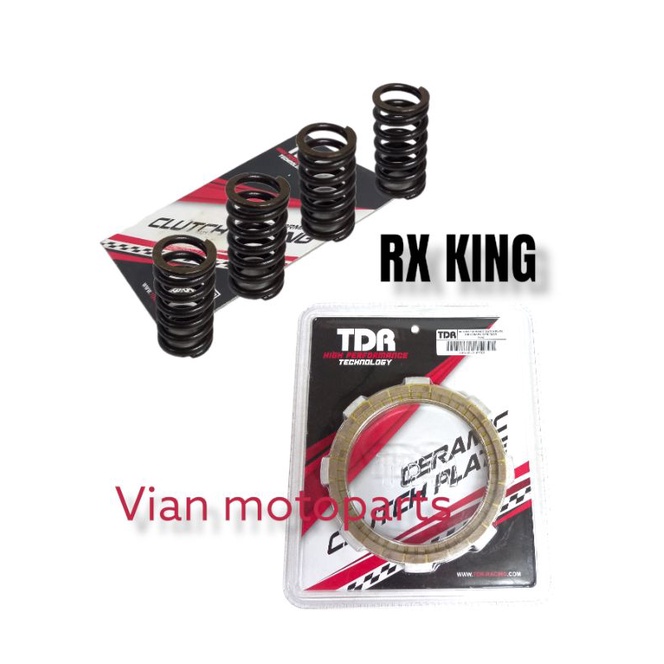KAMPAS KOPLING TDR KAMPAS RACING TDR -RX KING RX SPECIAL DAN PER KOPLING RACING TDR  RX KING