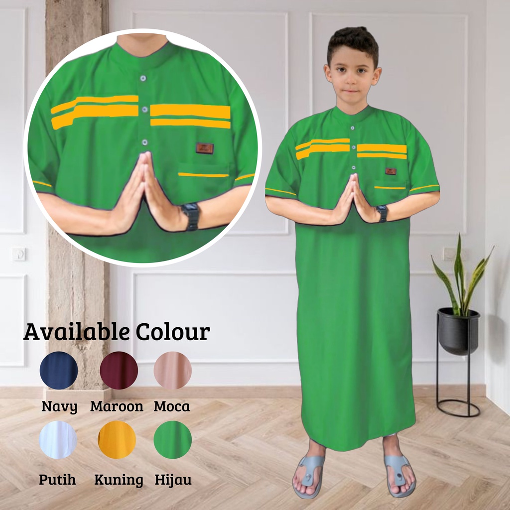 AL-HIKAM/jubah anak ORIGINAL/gamis anak laki laki new motif/baju muslim anak