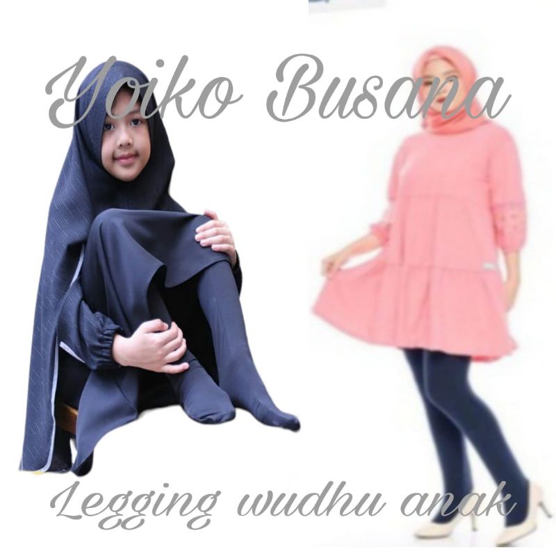 RB Legging Wudhu Anak Spandek Rayon Premium