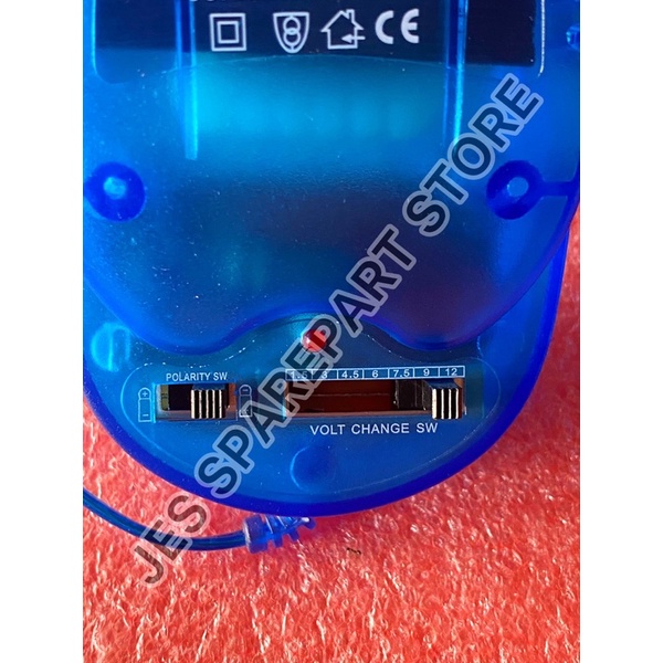 ADAPTOR UNIVERSAL VISERO VE-203  1200mA 1.5V, 3V , 4.5V , 6V , 7.5V , 9V , 12V BODI TRANSPARAN