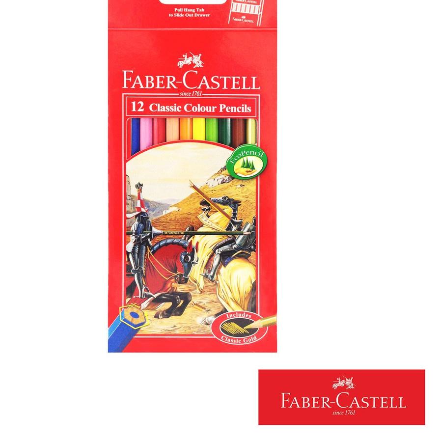 

limited Edition✔️FABER CASTELL 12 CLASSIC COLOUR PENCILS/ PENSIL WARNA FABER CASTELL|RA1