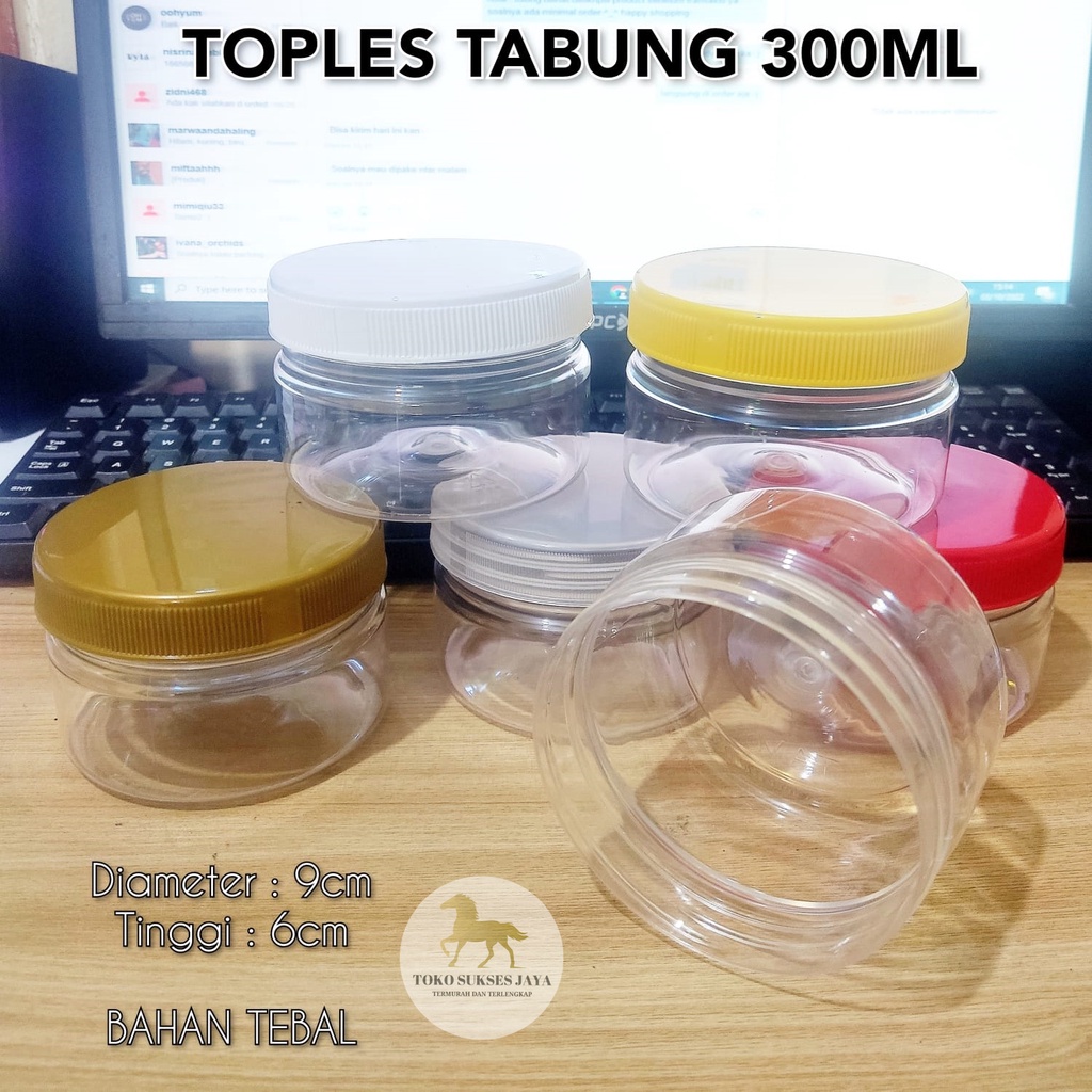 TOPLES 300 ML / TOPLES TABUNG 300 ML / TOPLES PLASTIK 300 ML