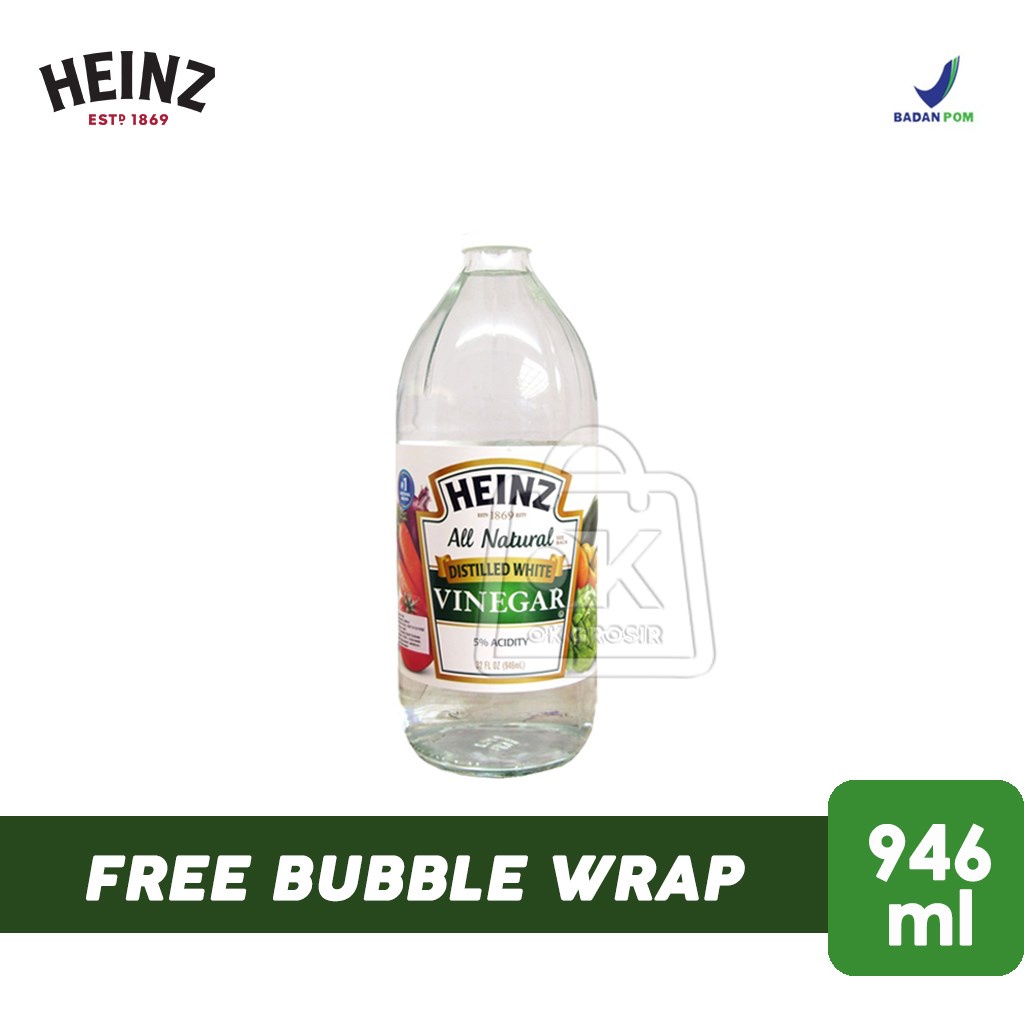 

Heinz Cuka Putih / Distilled White Vinegar (Botol Kaca 946 ml)