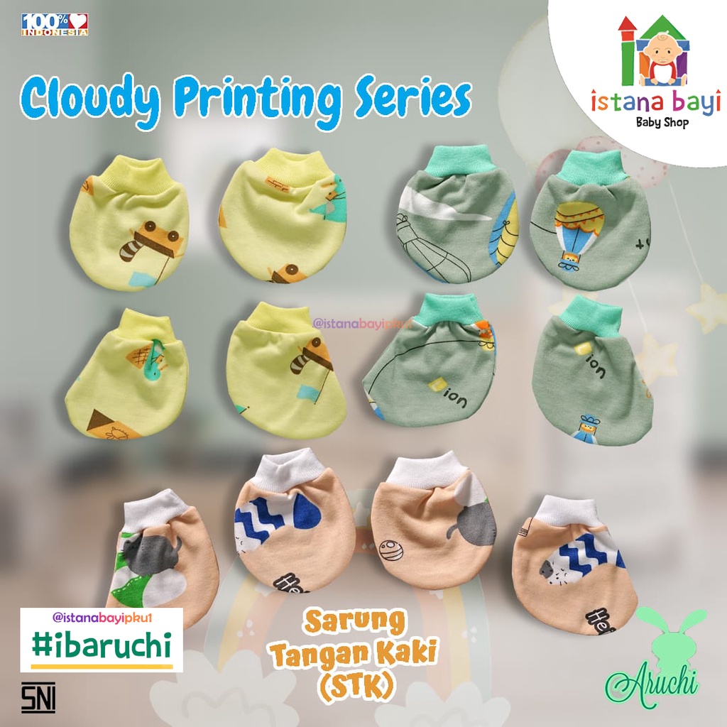 Aruchi Baby Sarung Tangan Motif - Sarung Tangan Bayi 1 Pasang