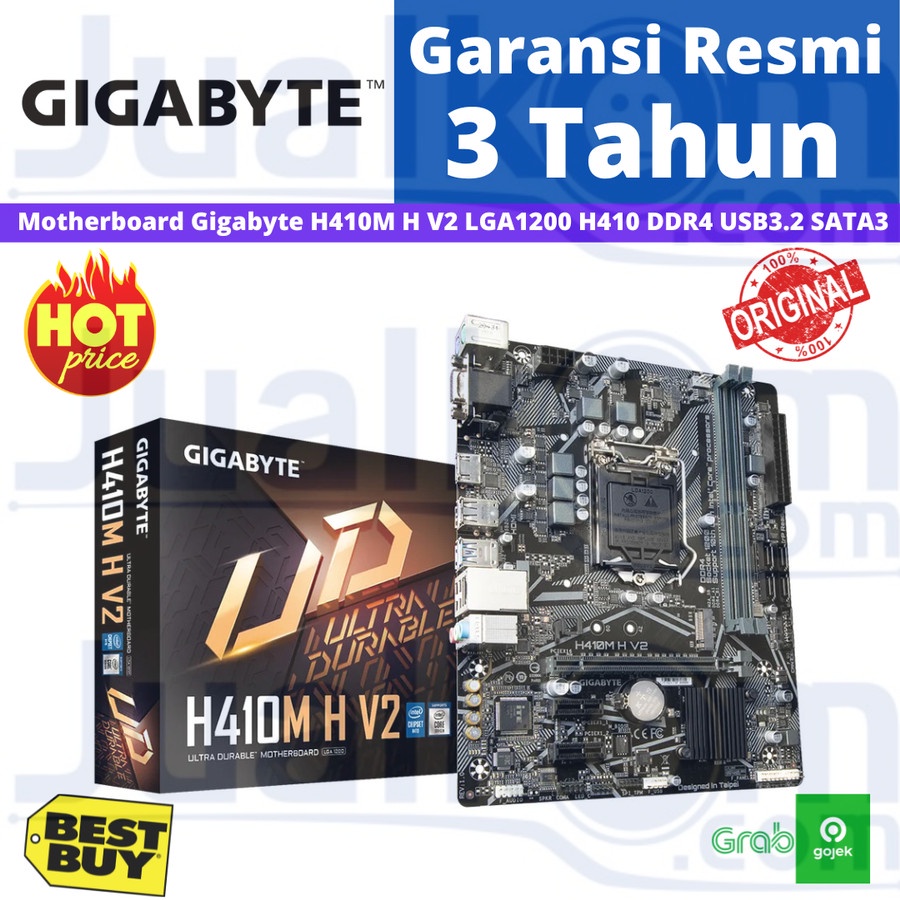 Motherboard Gigabyte H410M H V2 LGA1200 H410 DDR4 USB3.2 SATA3