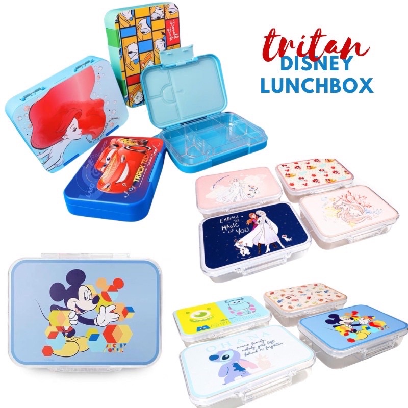 Disney tritan lunch box kotak makan bpa free tema Disneyl - kado anak sekolah - hadiah anak - hadiah siswa