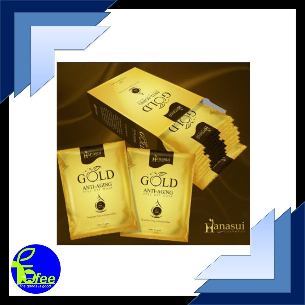 [COD] - Hanasui Masker Naturgo Gold Original BPOM