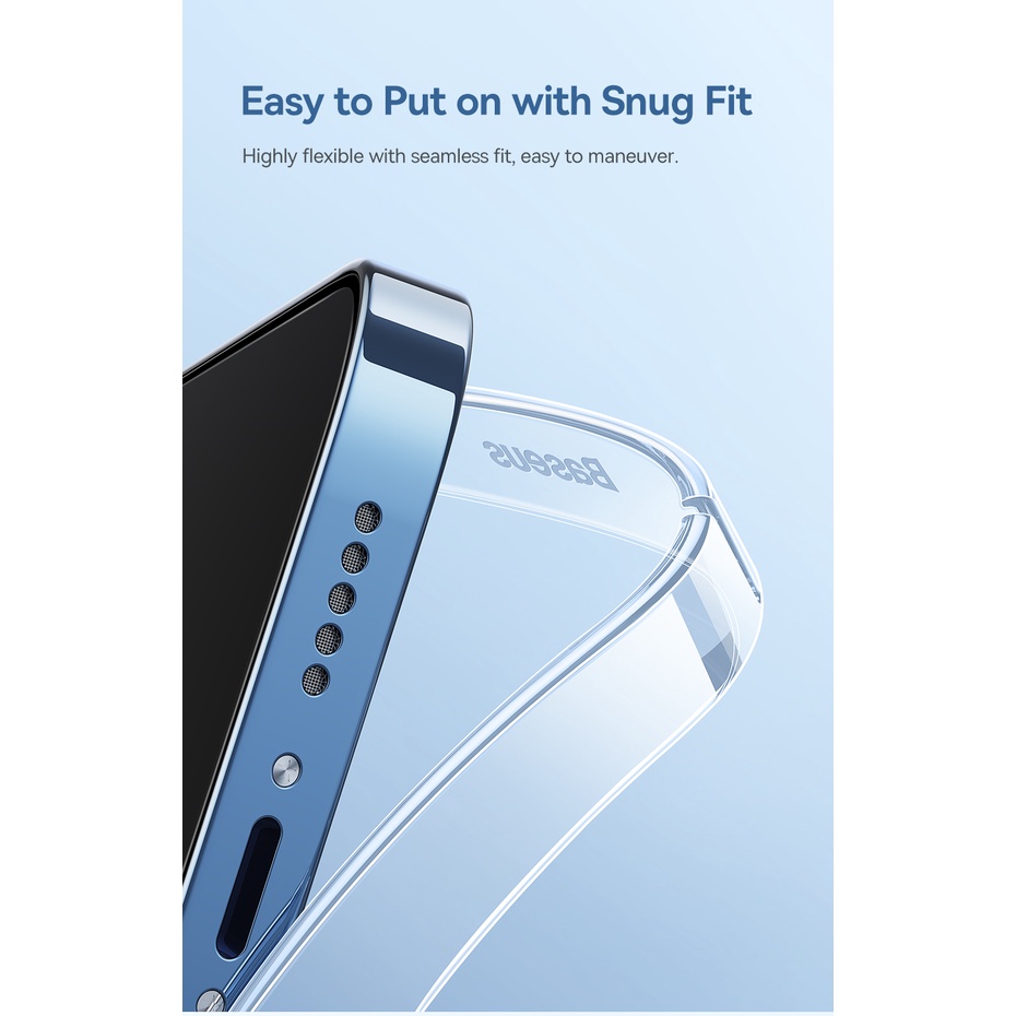 [FREE TG] Casing iPhone 14/Plus/14 Pro/Max Baseus Ultra Thin Slim