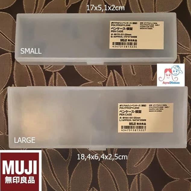 

[COD] Muji - PP Pencil / Pen Case - Kotak plastik / Tempat Pensil NEW Kode 1085