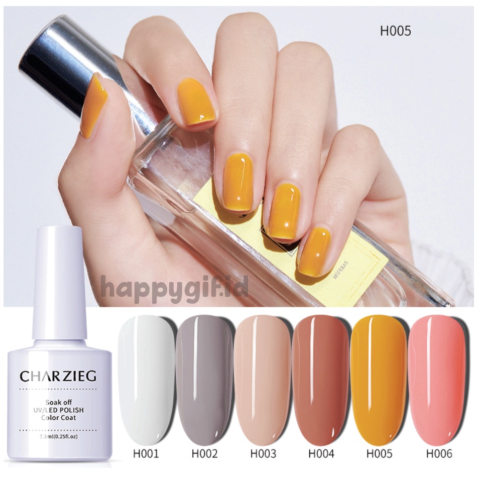 CHARZIEG Kutek Soak Off Gel Halal UV Polish 7.5 ml Cat Kuku KU034