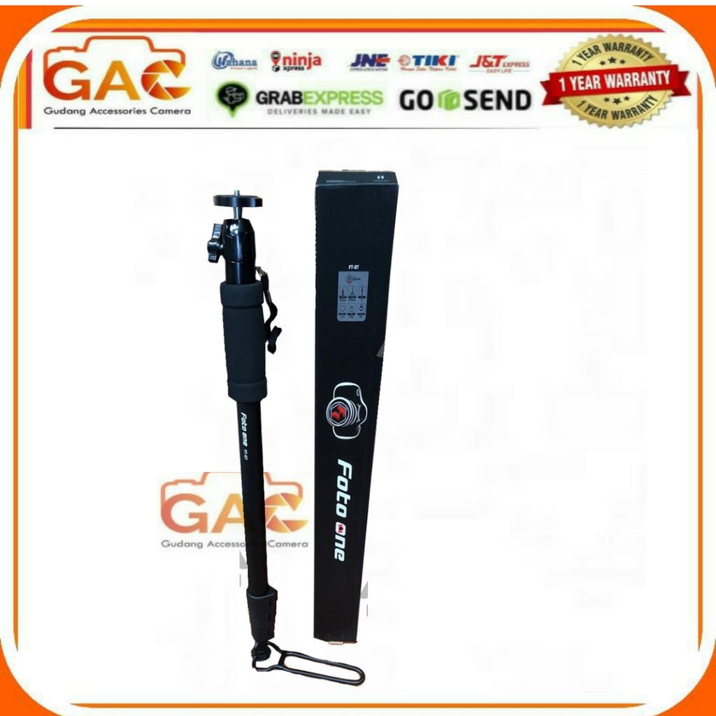 Monopod Foto One FT-07 FT07 FT 07 free bag for DSLR GOPRO MIRROLESS