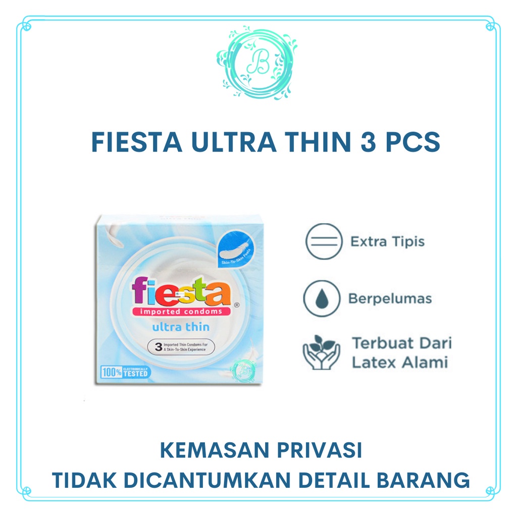 Kondom Fiesta Ultra Thin Kondom Tipis Fiesta
